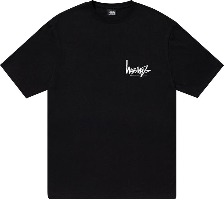 

Футболка Stussy Flipped Tee 'Black', черный