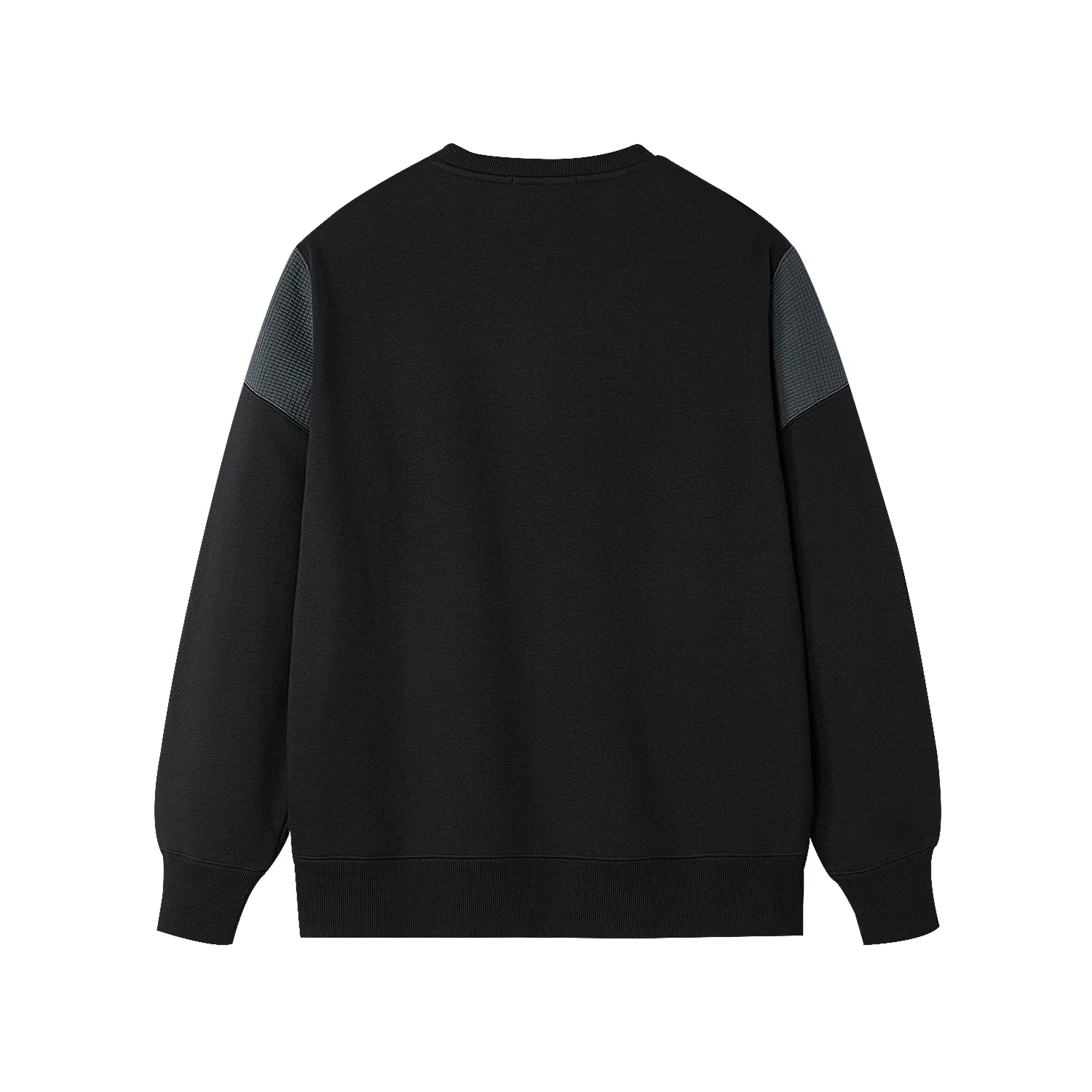 Детский свитшот с круглым вырезом, с начёсом, с вышивкой, HLA, Black Trim 7Q — фото 3
