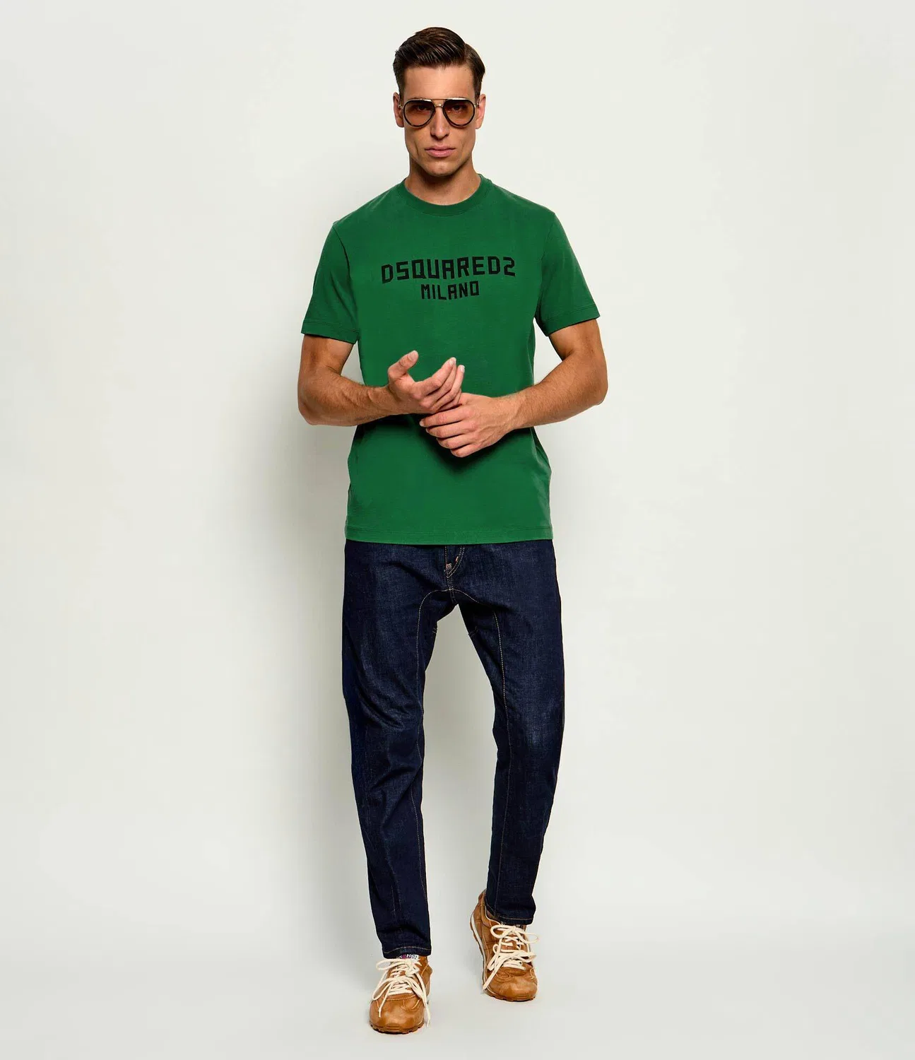 Футболка с круглым вырезом Dsquared2, Verde — фото 2