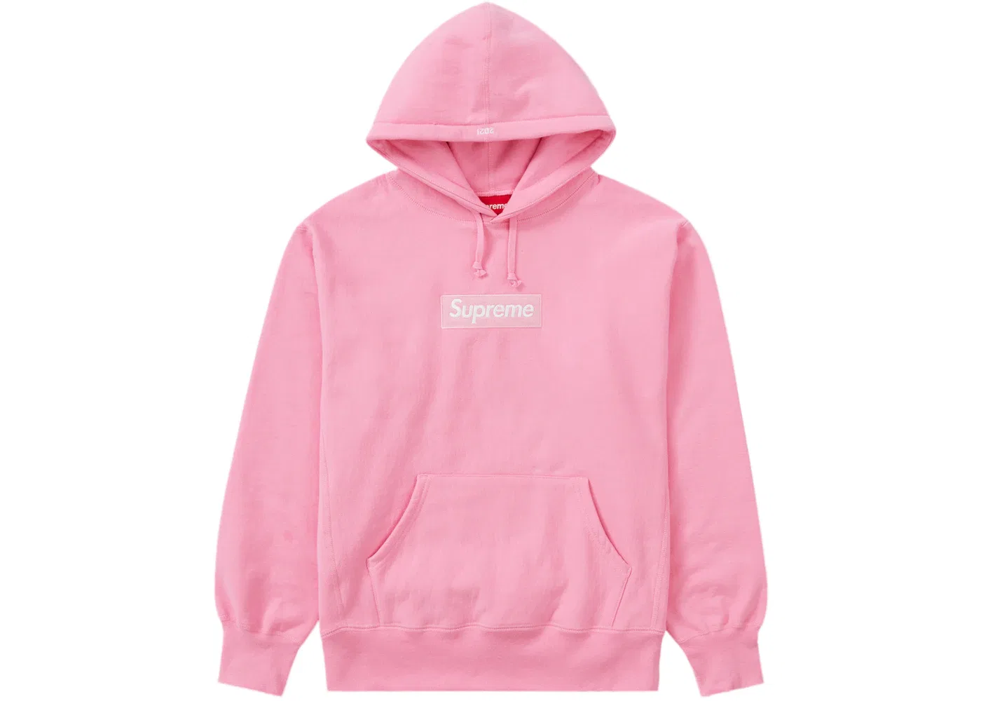 Мужской свитшот с капюшоном с принтом Box Logo Supreme, Pink