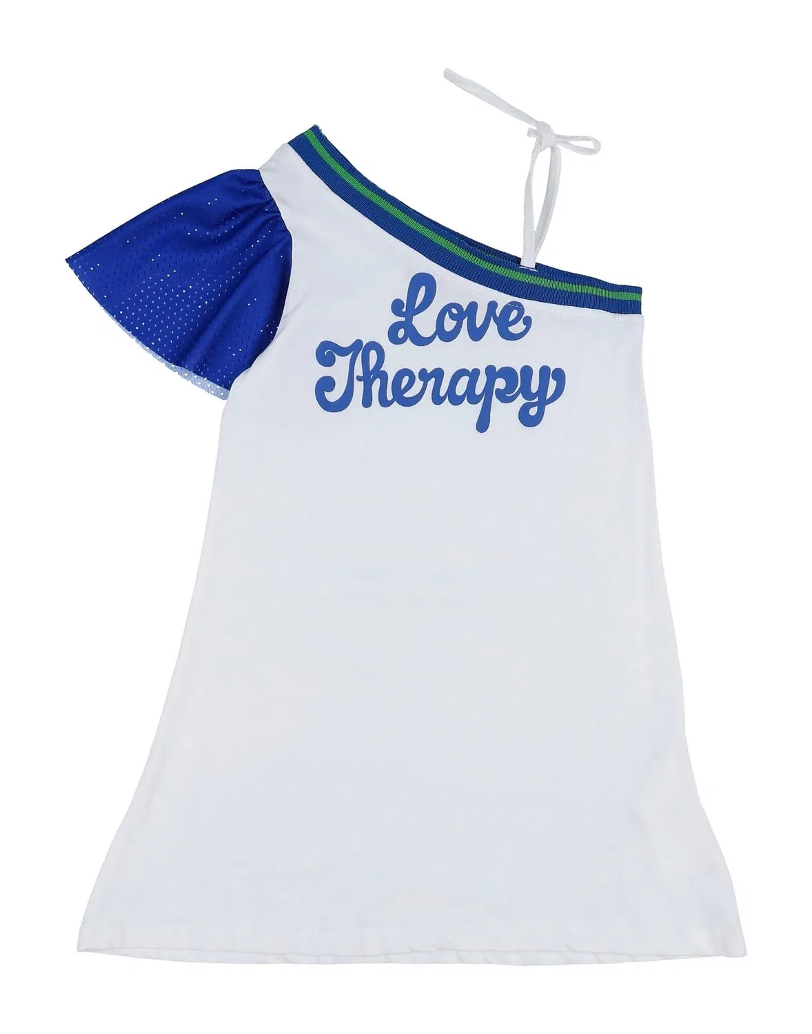 Детское платье для девочек с принтом Love Therapy, белый