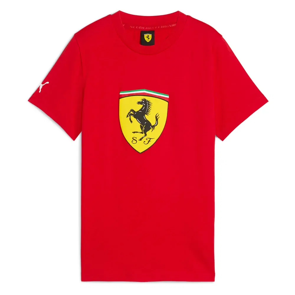 Футболка с коротким рукавом Ferrari Big Shield Puma, красный