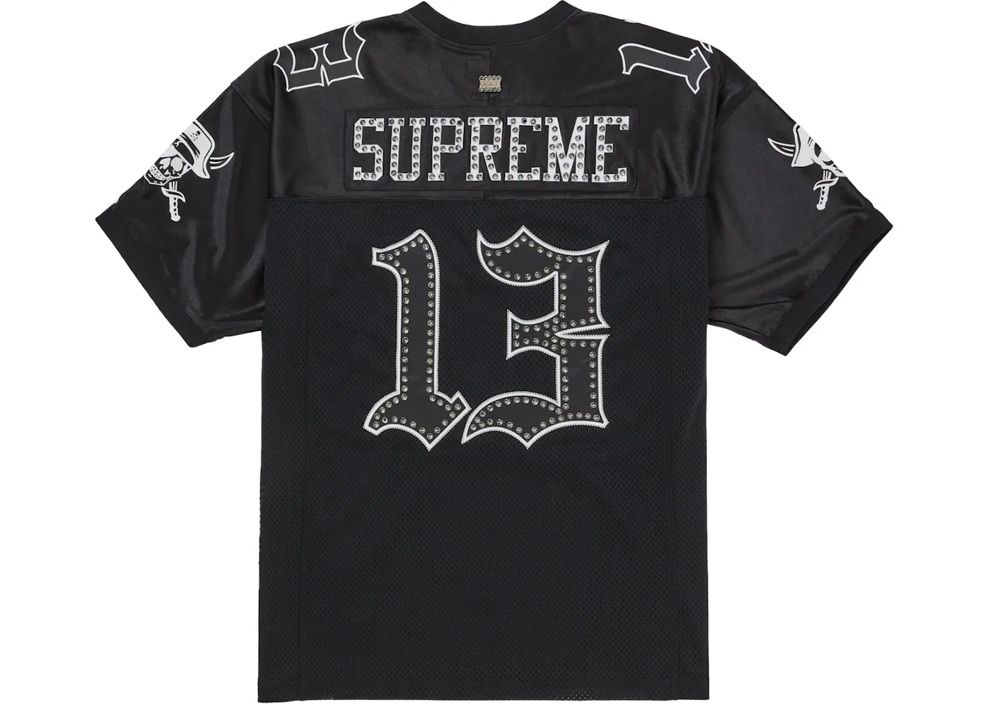 Мужская футболка-джерси с принтом b.b. Simon Football Jersey Supreme, черный — фото 2