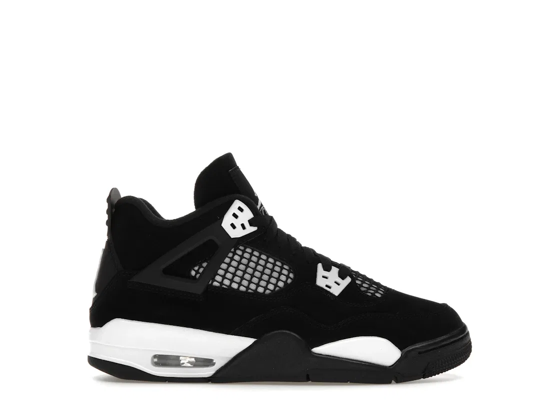 Детские кроссовки Lifestyle с длинным рукавом Jordan 4 Retro Jordan, Black/White/Black
