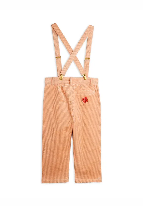 Комбинезон с лямками хлопок Clover Mini Rodini, pink, розовый — фото 2