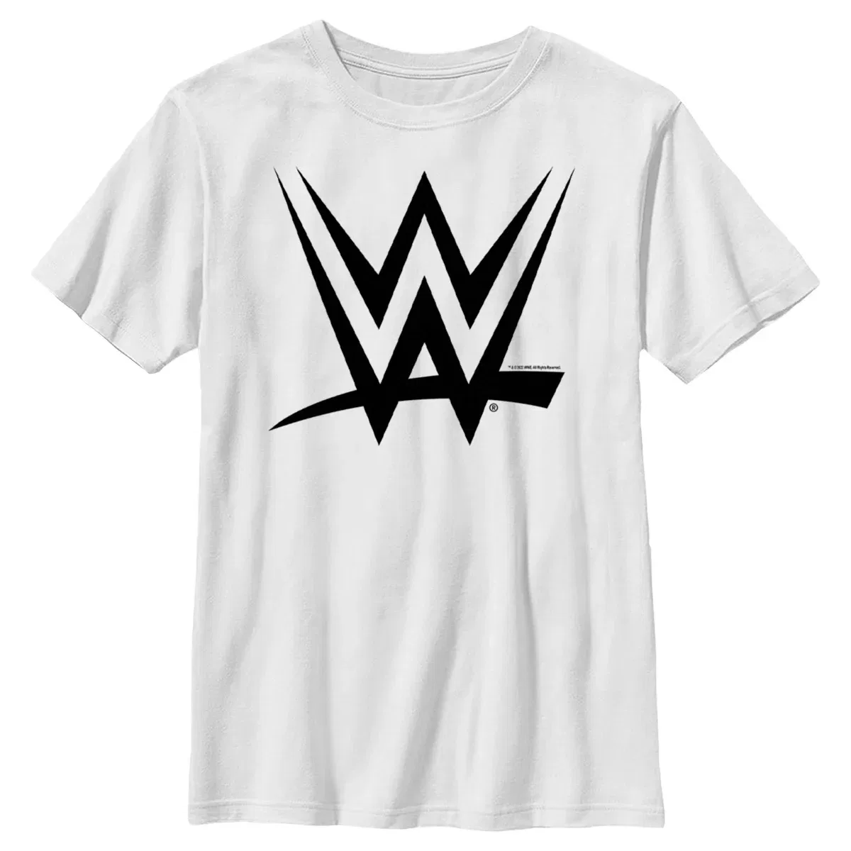 Детская футболка с принтом WWE Black Logo T-Shirt WWE, White