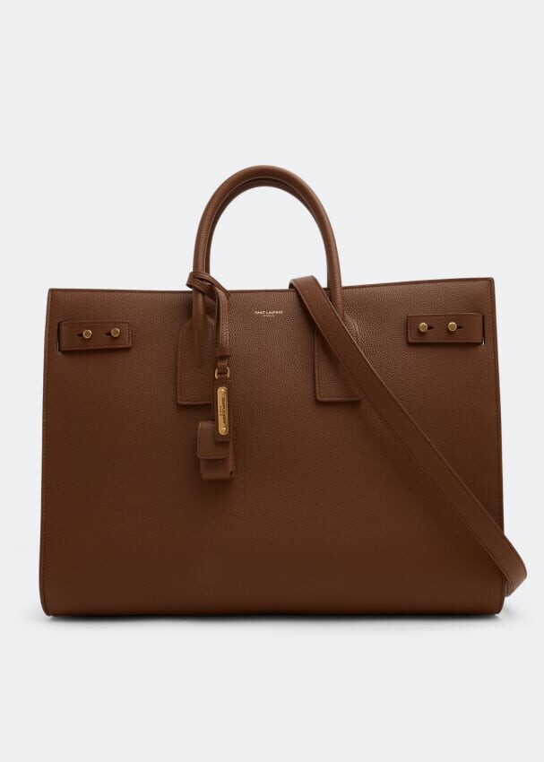 

Сумка-тоут SAINT LAURENT Sac De Jour tote bag, коричневый