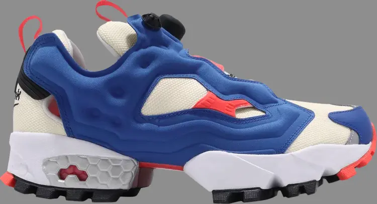 

Кроссовки instapump fury trail 'chalk' Reebok, синий