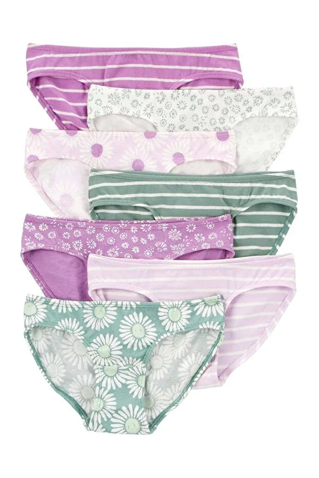 Детский комплект трусов для девочек 7 штук Carter's, Multicolor