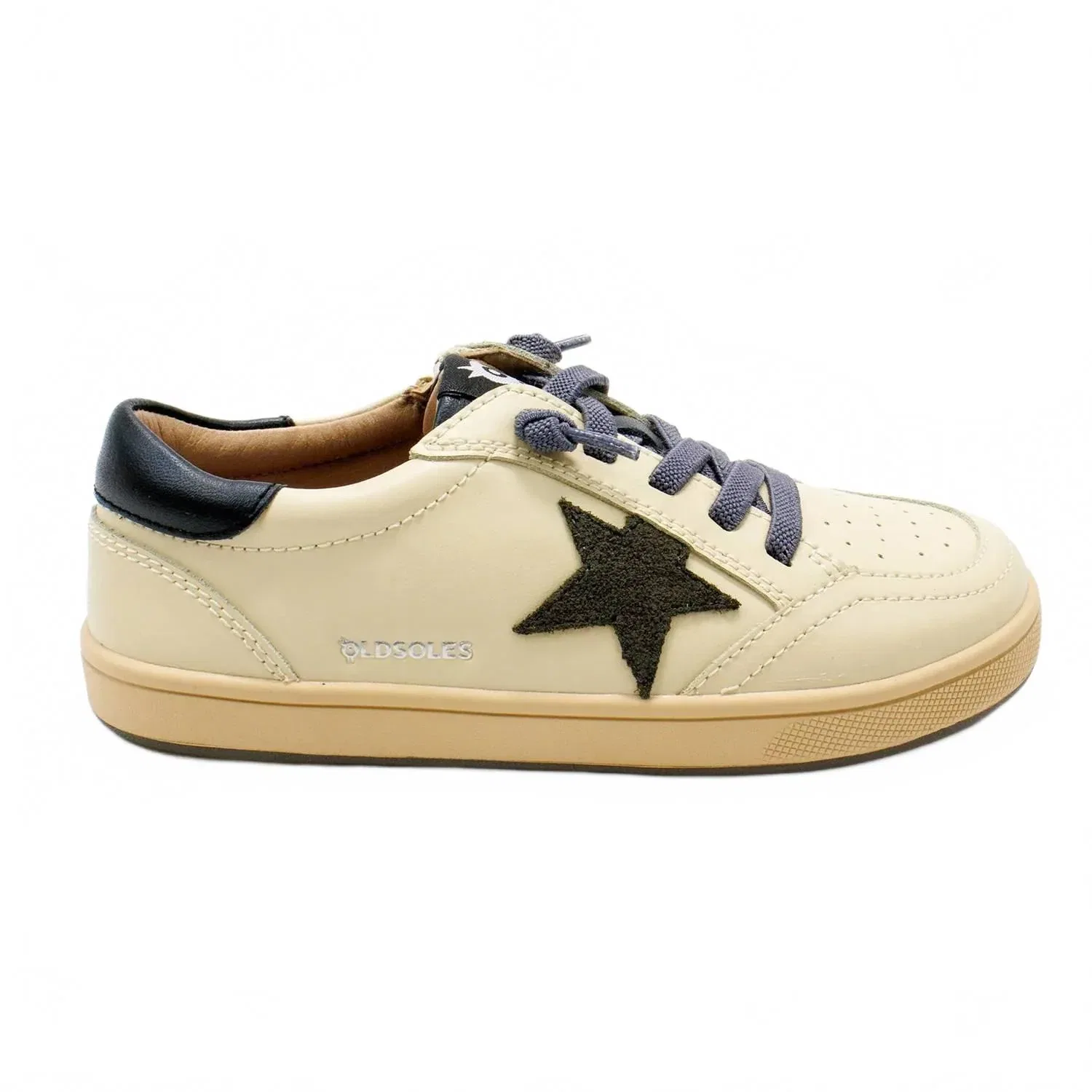 Детские кроссовки для мальчиков низкие с перфорацией Platinum Runner Old Soles, Cream