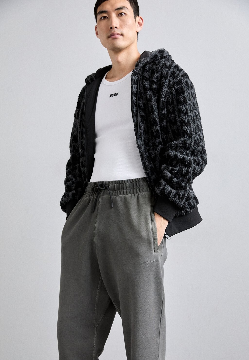 

Спортивные штаны PANTALONE PANTS MSGM, темно-серый