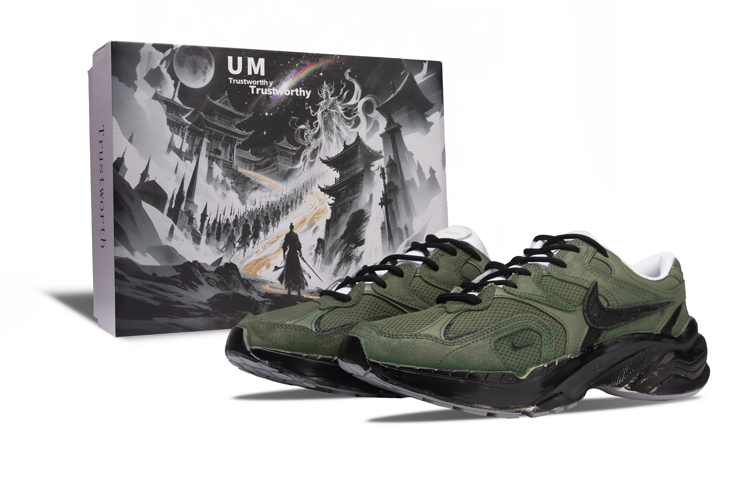 

Технология Hera амортизация кроссовки для бега низкие унисекс Nike, зеленый