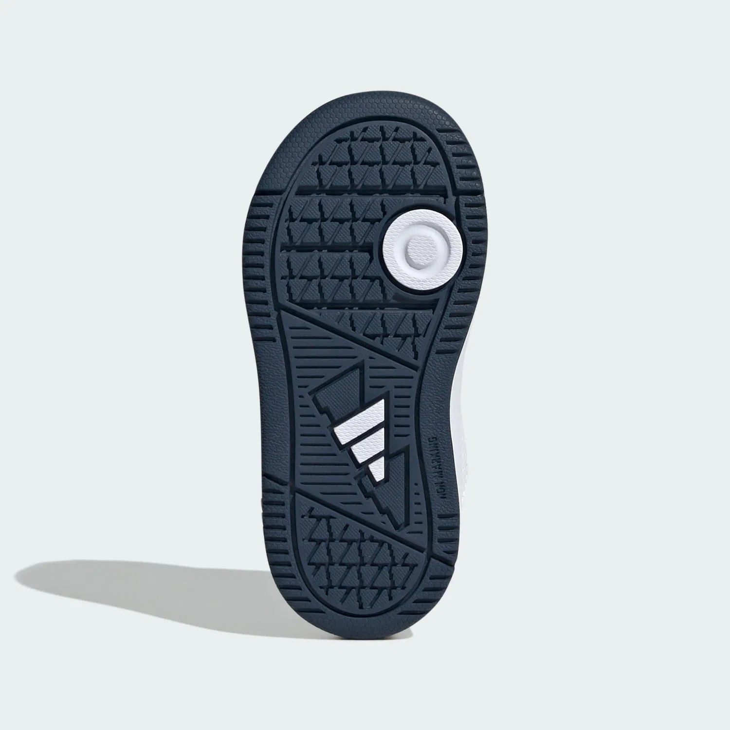 Детские кроссовки с липучками Tensaur Sport 3.0 Adidas, Weiss Gold Kosmosblau — фото 3