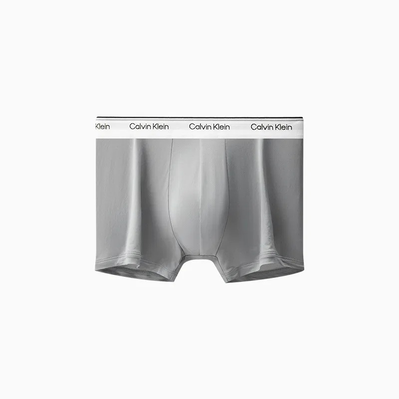 Мужские боксеры-слипы комплект из 2 штук Calvin Klein, Space Black/Coconut Gray — фото 4