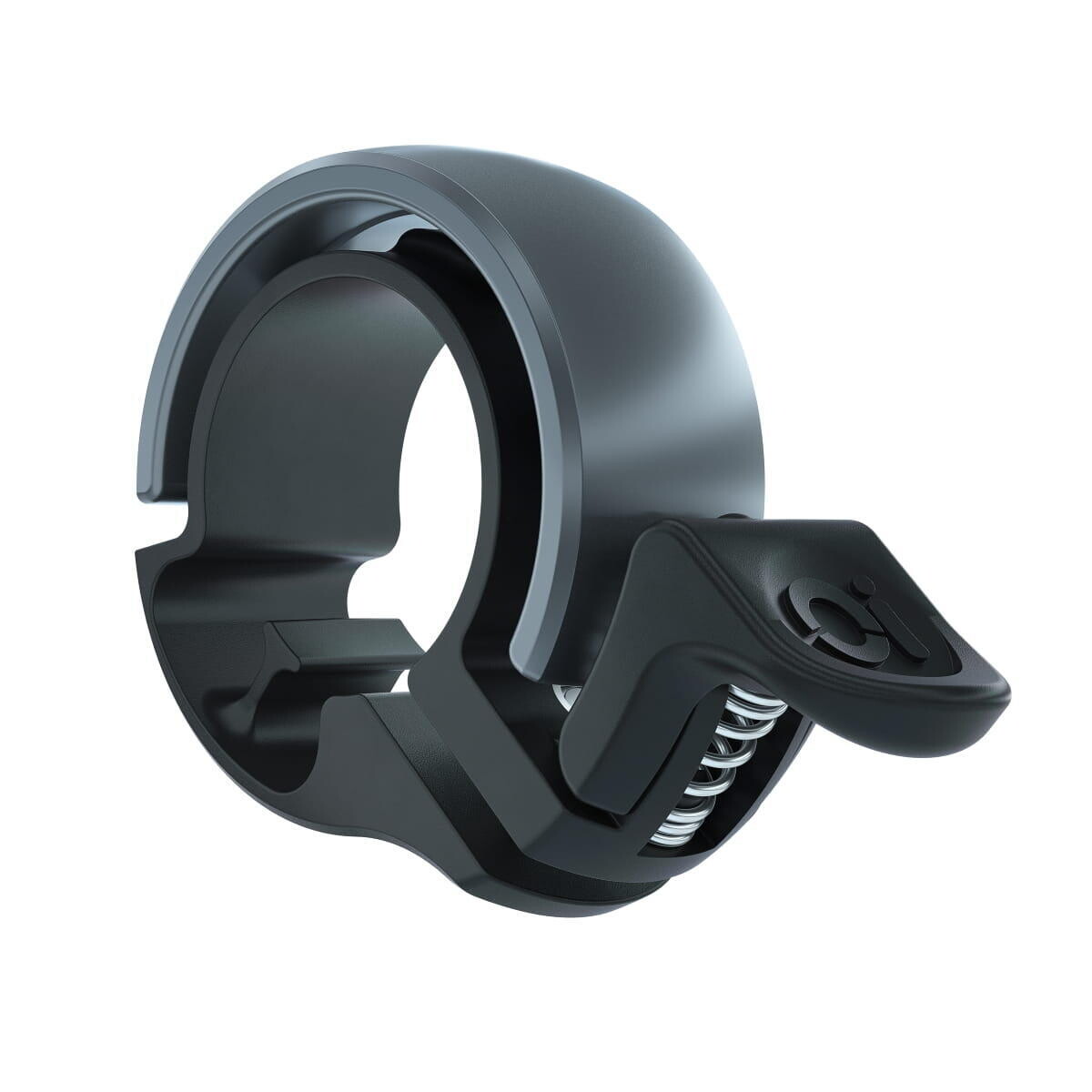 

Велосипедный звонок Oi Classic - черный/серый - маленький, 22,2 мм KNOG, черный