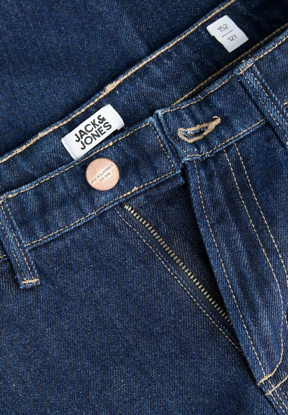 Джинсы свободного кроя jjialex jjcarpenter at 561 jnr baggy fit jeans junior - прямые джинсы Jack & Jones Junior, Blue Denim — фото 4