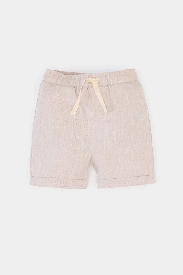 Детские шорты для мальчиков хлопковые Defacto, Beige-Bg123