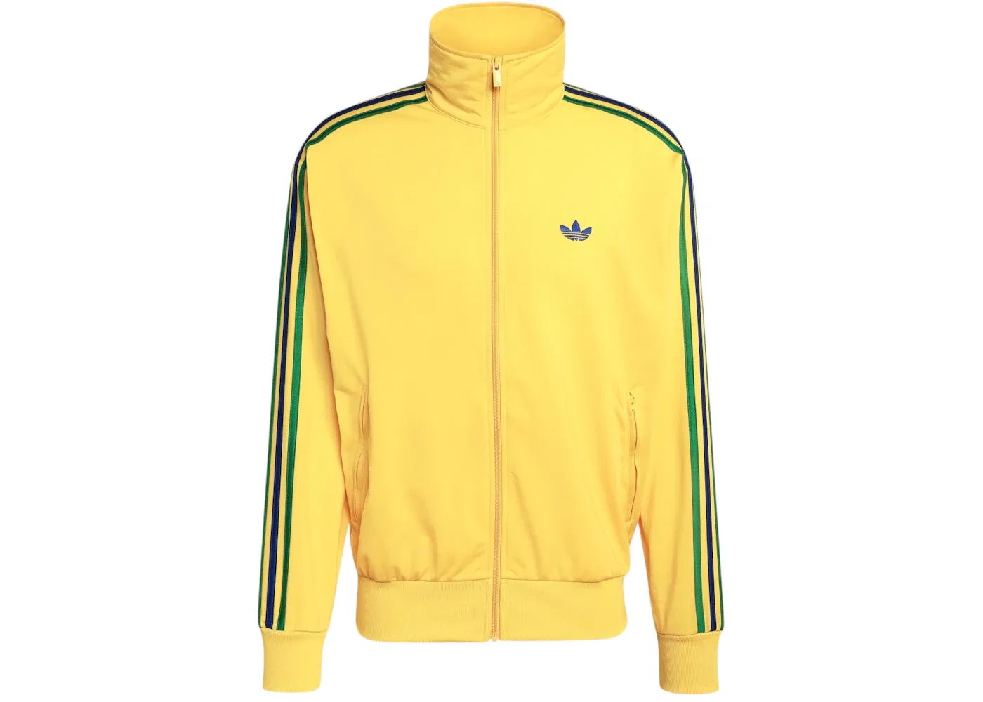 Мужская куртка Firebird Track Jacket Adidas, Eqt Yellow Green Collegiate Royal
