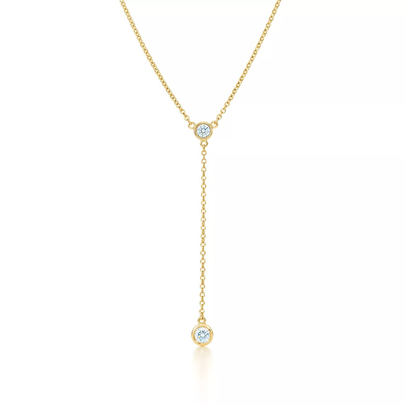 

Колье Tiffany & Co. x Elsa Peretti Diamonds by the Yard, золото/бриллиант