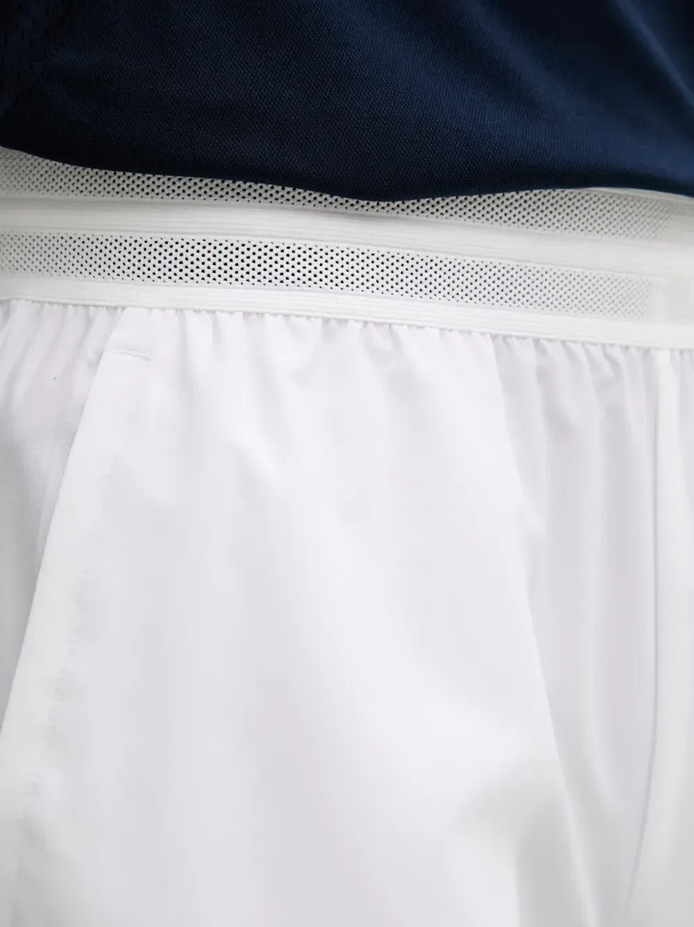 Шорты Lacoste Теннисные с Нашивкой, Белые — фото 4