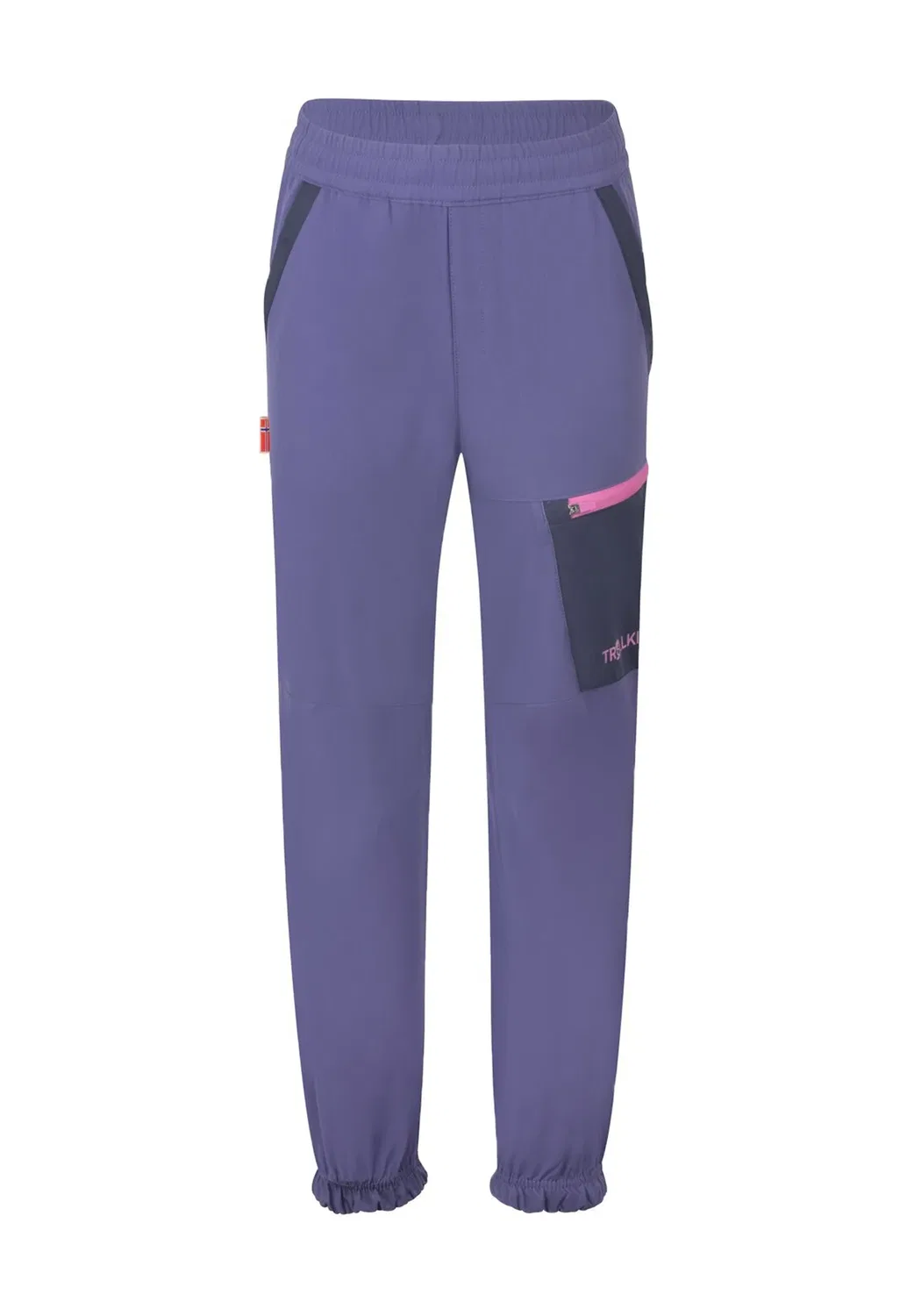Детские спортивные штаны Steinkjer унисекс Trollkids, Violet Blue/Mallow Pink