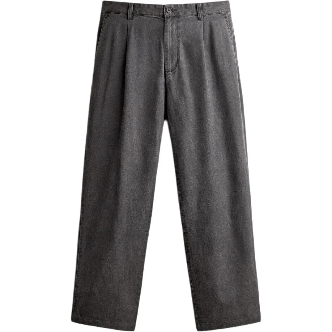 Мужские брюки повседневные прямого кроя Coal Gray ZARA, Coal Gray