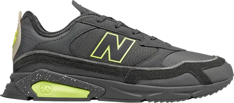 

Кроссовки New Balance X-Racer 'Magnet Lemon Slush', серый