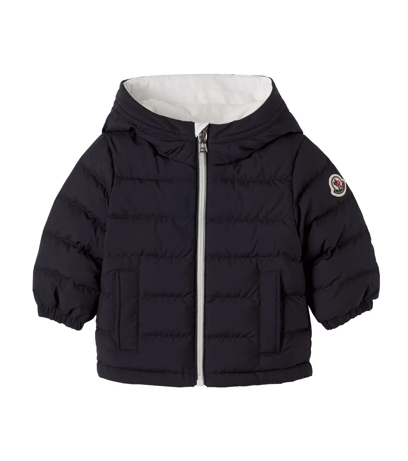 Пуховик с наполнителем из пуха и пера Baby Brannock Moncler Enfant, синий