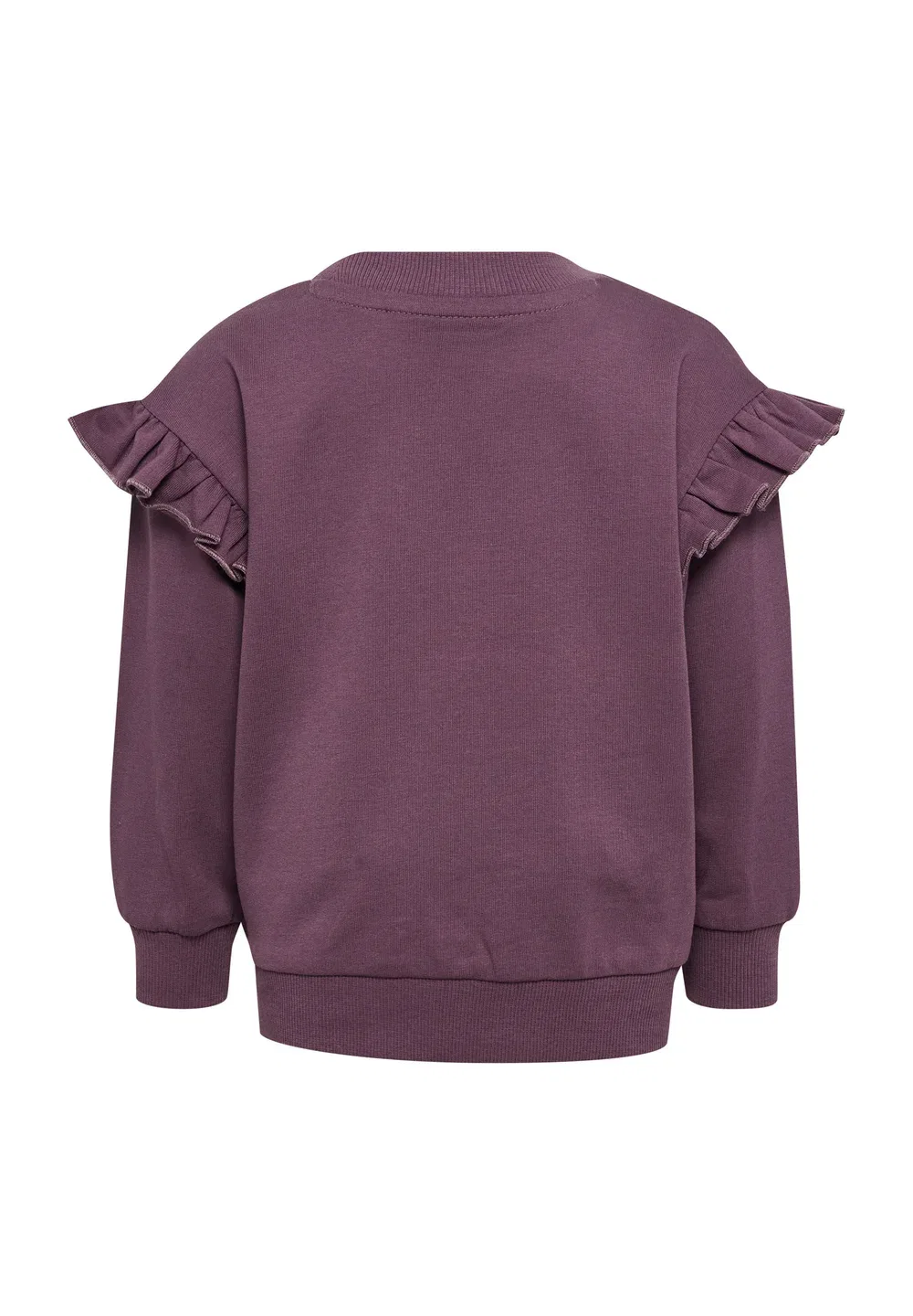 Hmlmini свободная толстовка с оборками унисекс - толстовка Hummel, Black Plum — фото 2