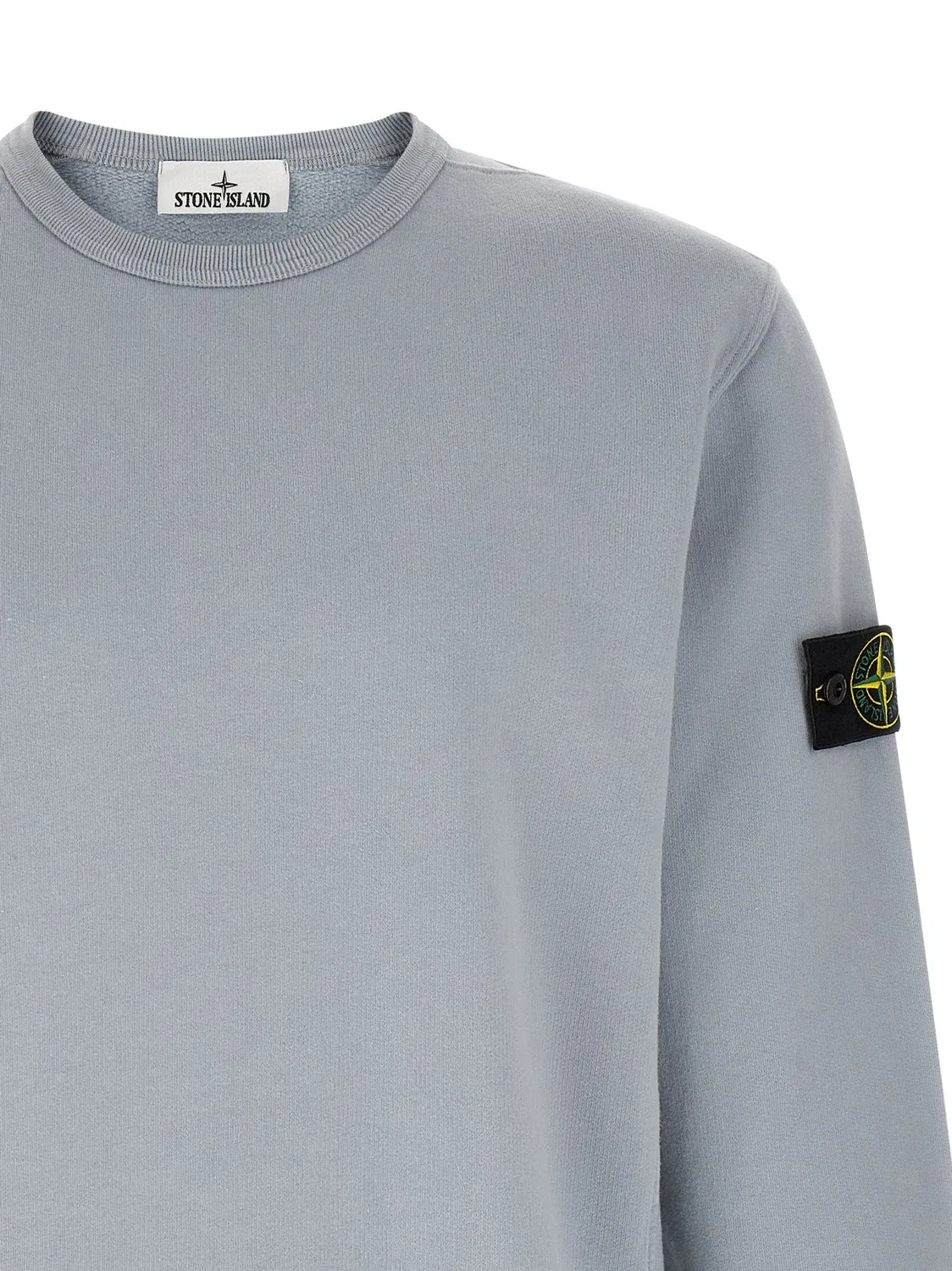 Толстовка "Stone Island с патчем", серый — фото 3