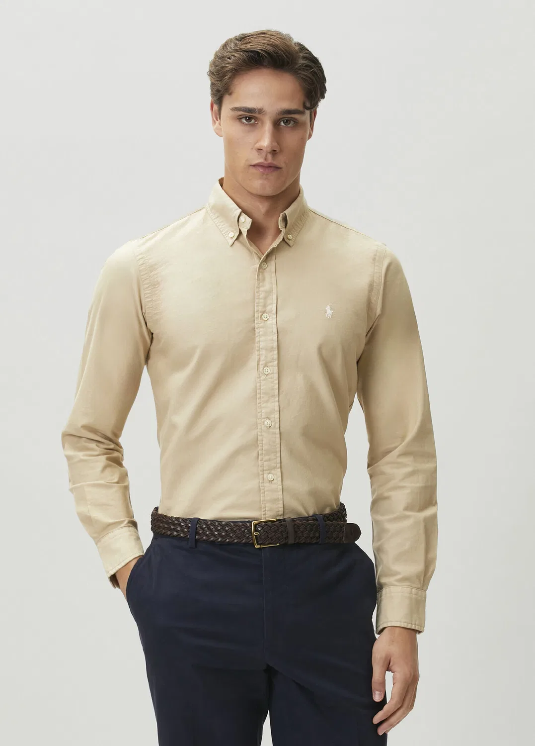 Рубашка Oxford Regular Fit Polo Ralph Lauren, brown
