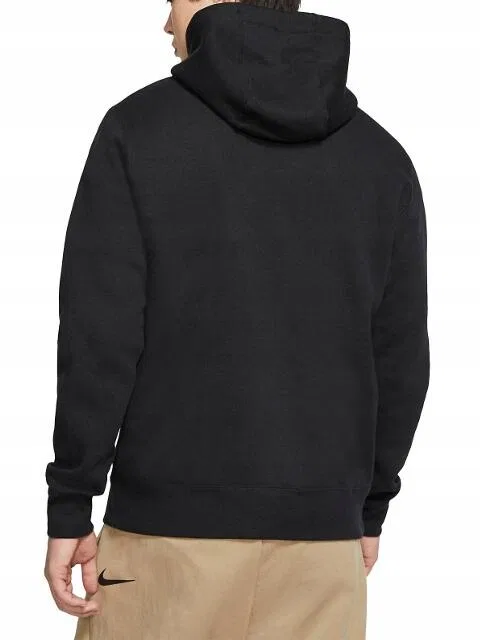 Мужское худи с капюшоном Sportswear Club Nike, Schwarz Weiss Bunt
