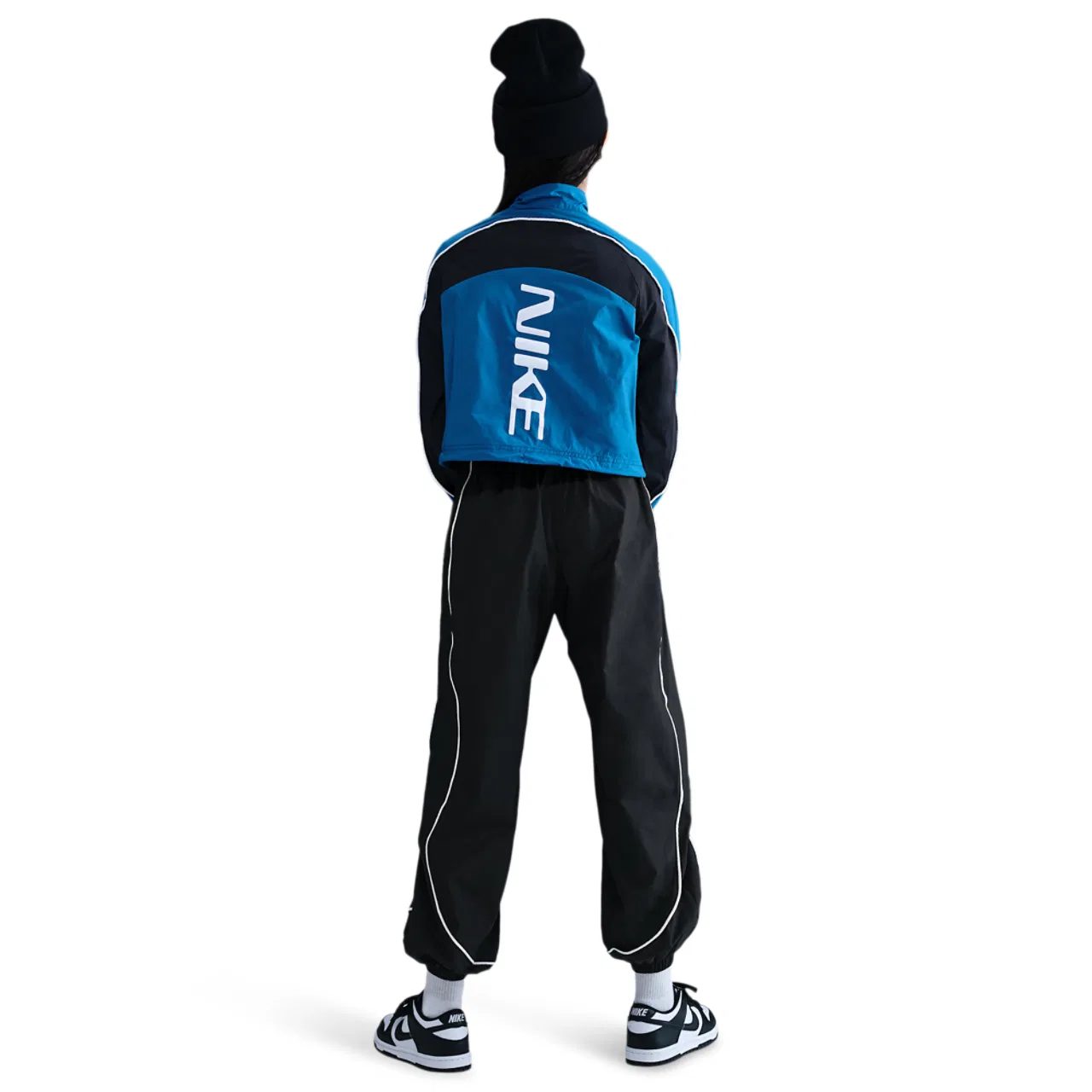 Тренировочные брюки для девочек NSW Track Pant GX Star Nike, черный/белый — фото 4