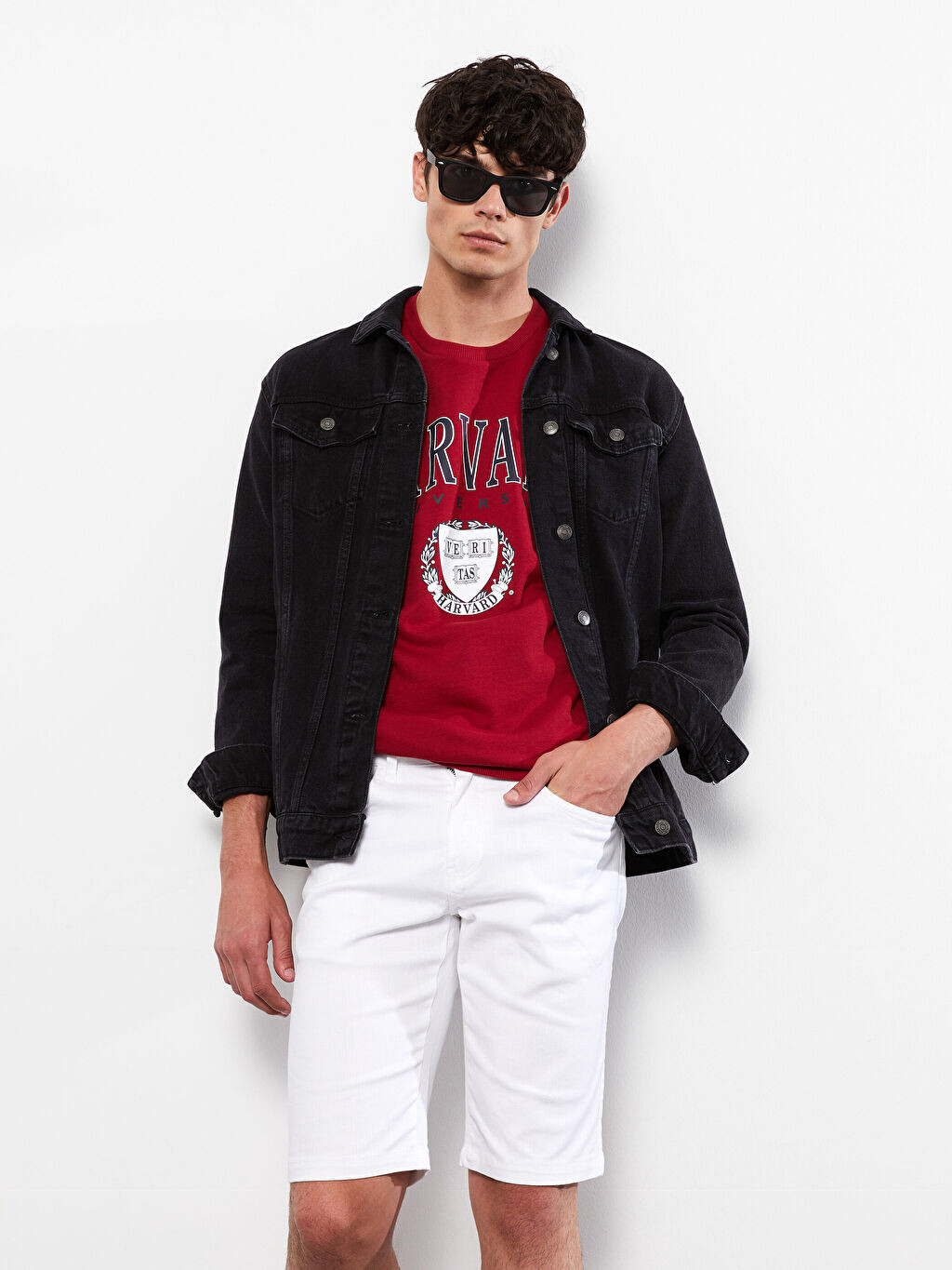 

Мужские шорты Slim Fit из габардина LCW Casual