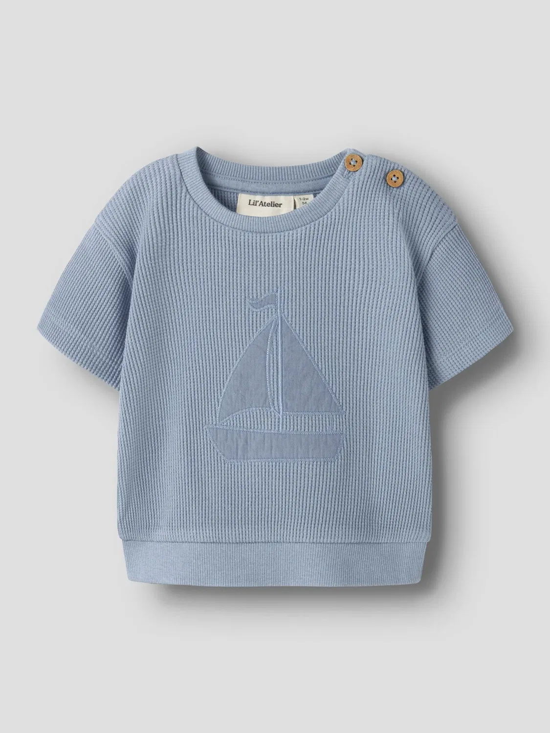 Свитшот Dusty Blue Name It, синий — фото 3