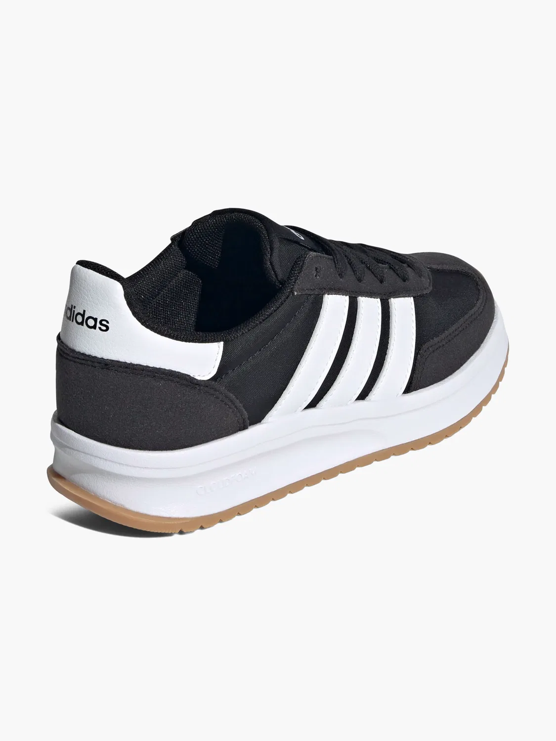 Детские тренировочные кроссовки с технологией Cloudfoam Adidas Run 70s 2.0, черный — фото 4