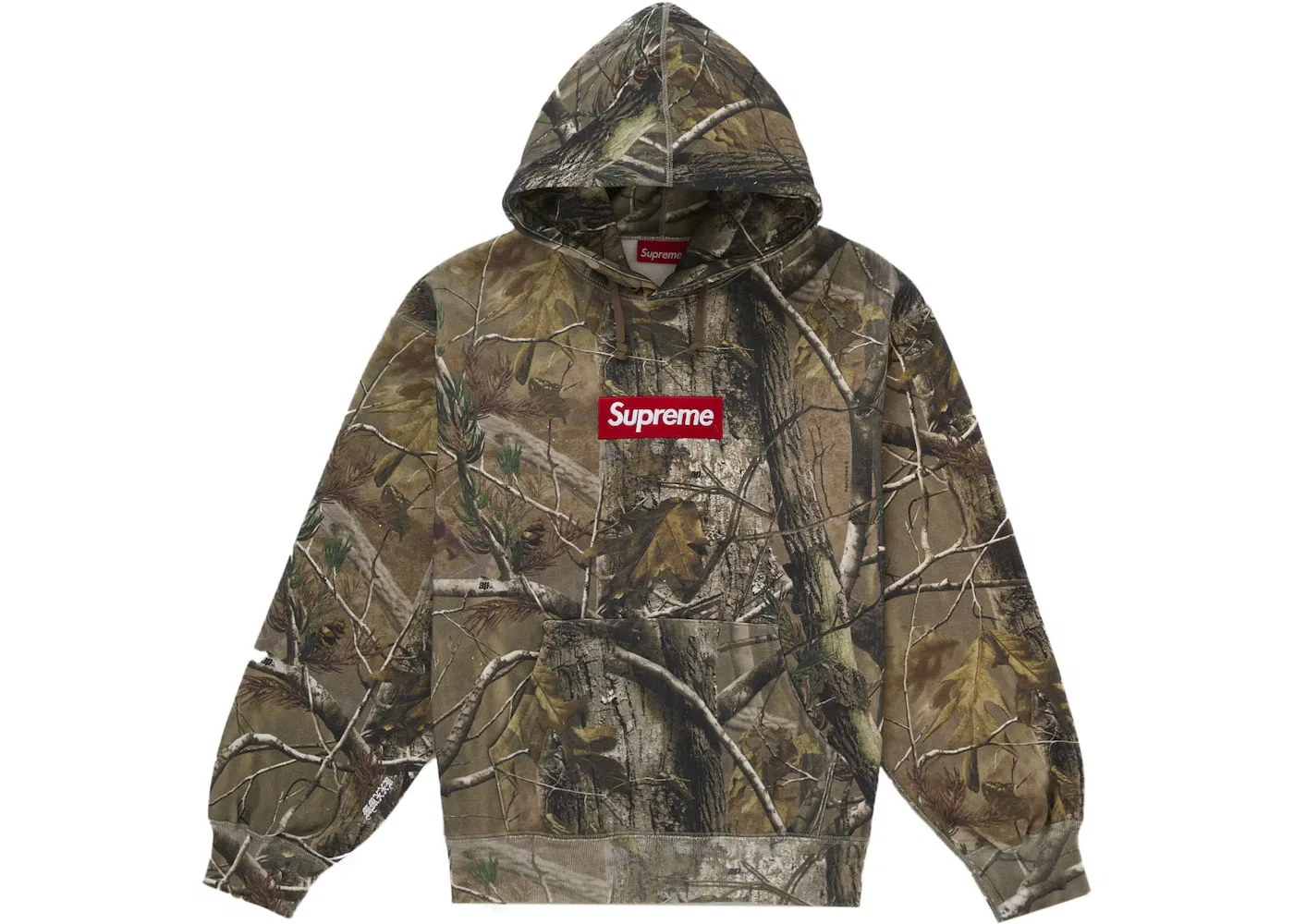 Мужская худи с длинным рукавом Supreme, Realtree AP Camo