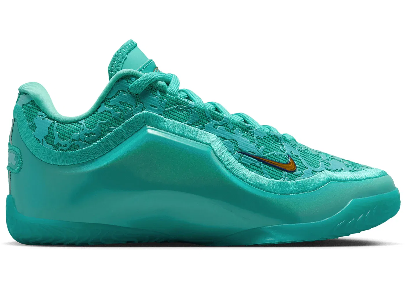 Детские кроссовки для мальчиков с высокой производительностью Nike LeBron 23, Hyper Jade/University Gold/Deep Royal Blue/Bleached Turquoise/Black/Vivid Purple