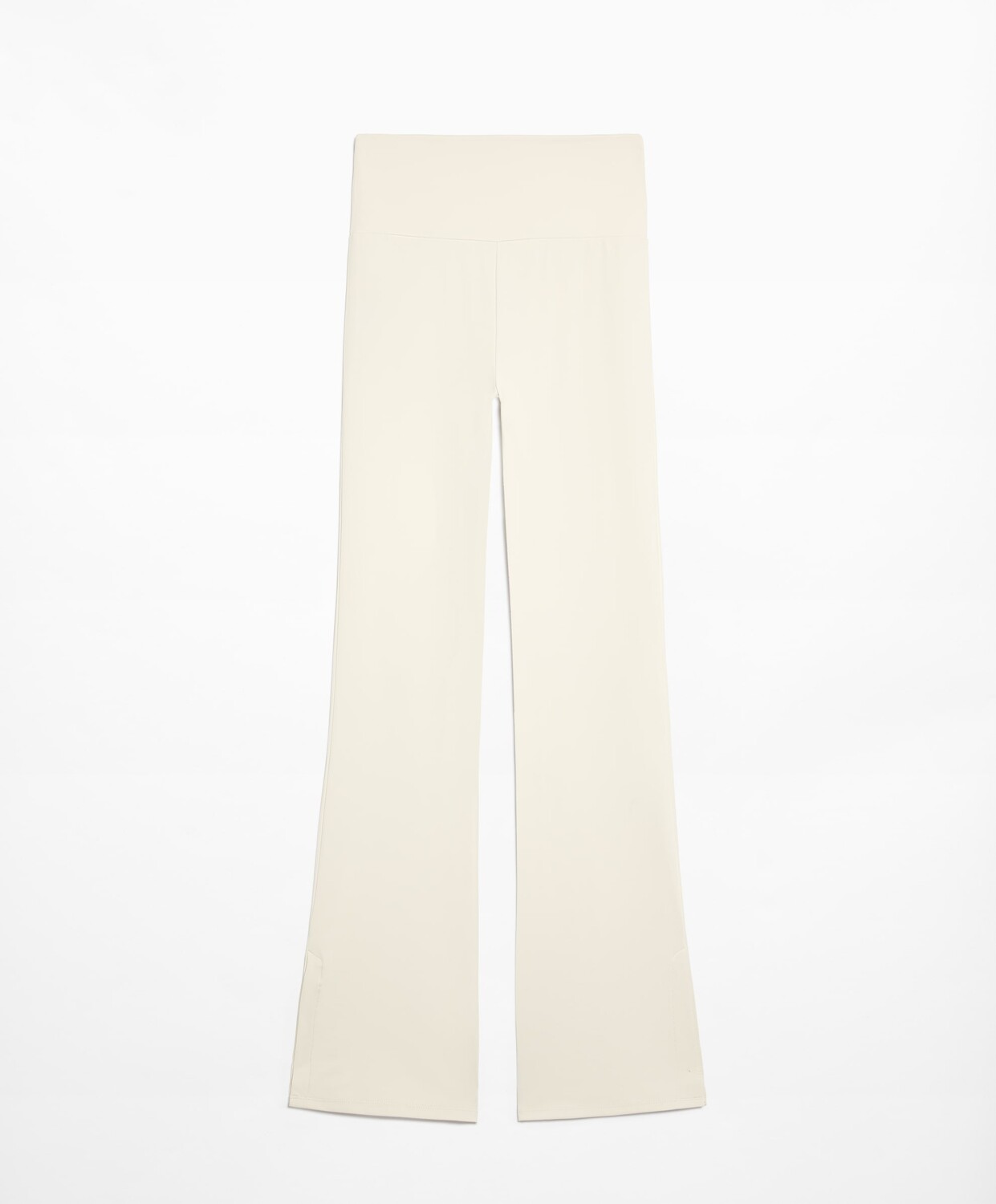 

Спортивные брюки Oysho Comfortlux Slit Flare, белый