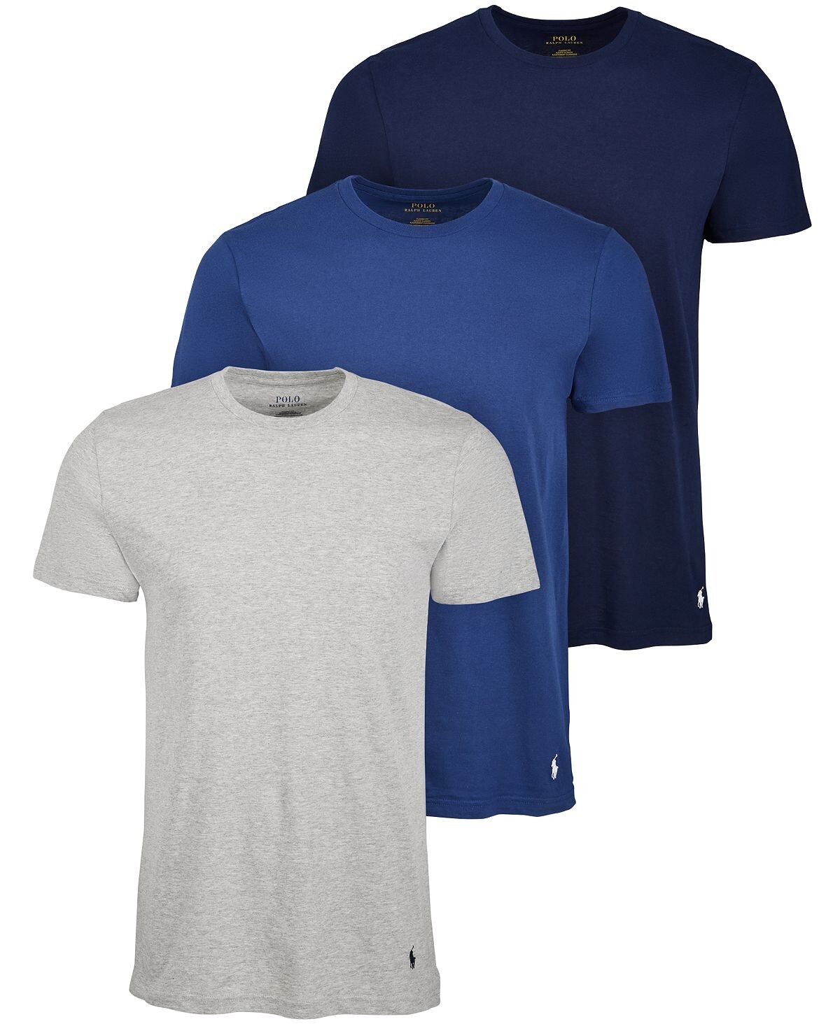 

Мужская классическая майка, 3 шт. в упаковке Polo Ralph Lauren, мульти