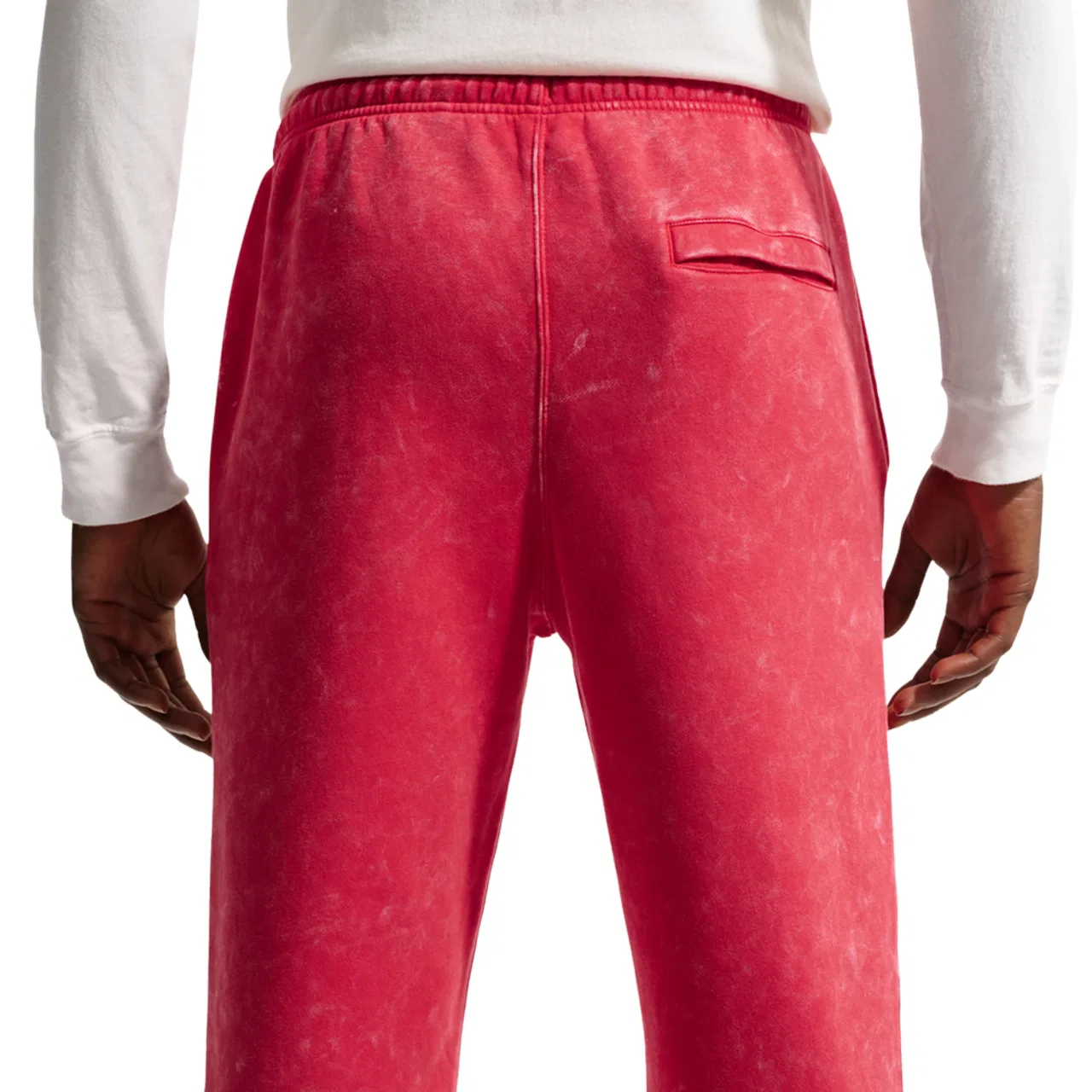 Мужские спортивные брюки CWash Club Nike, цвет University Red/University Red — фото 2