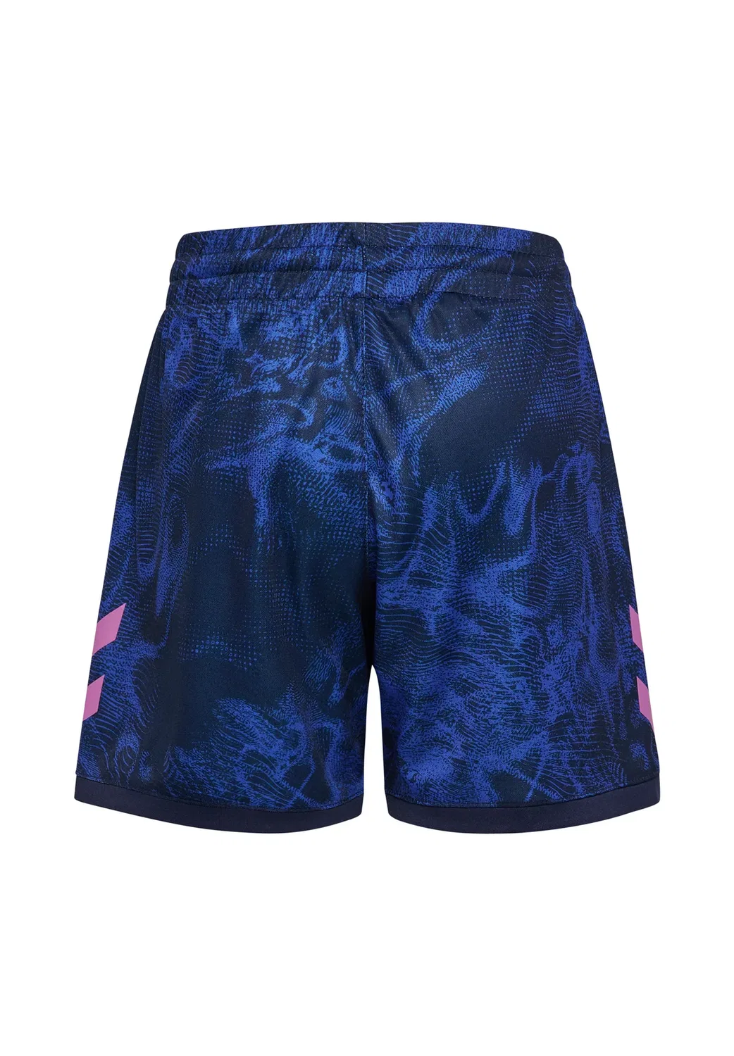 Детские спортивные шорты Hmlblaze club26 с графическим принтом, унисекс Hummel, Marine Dazzling Blue — фото 2