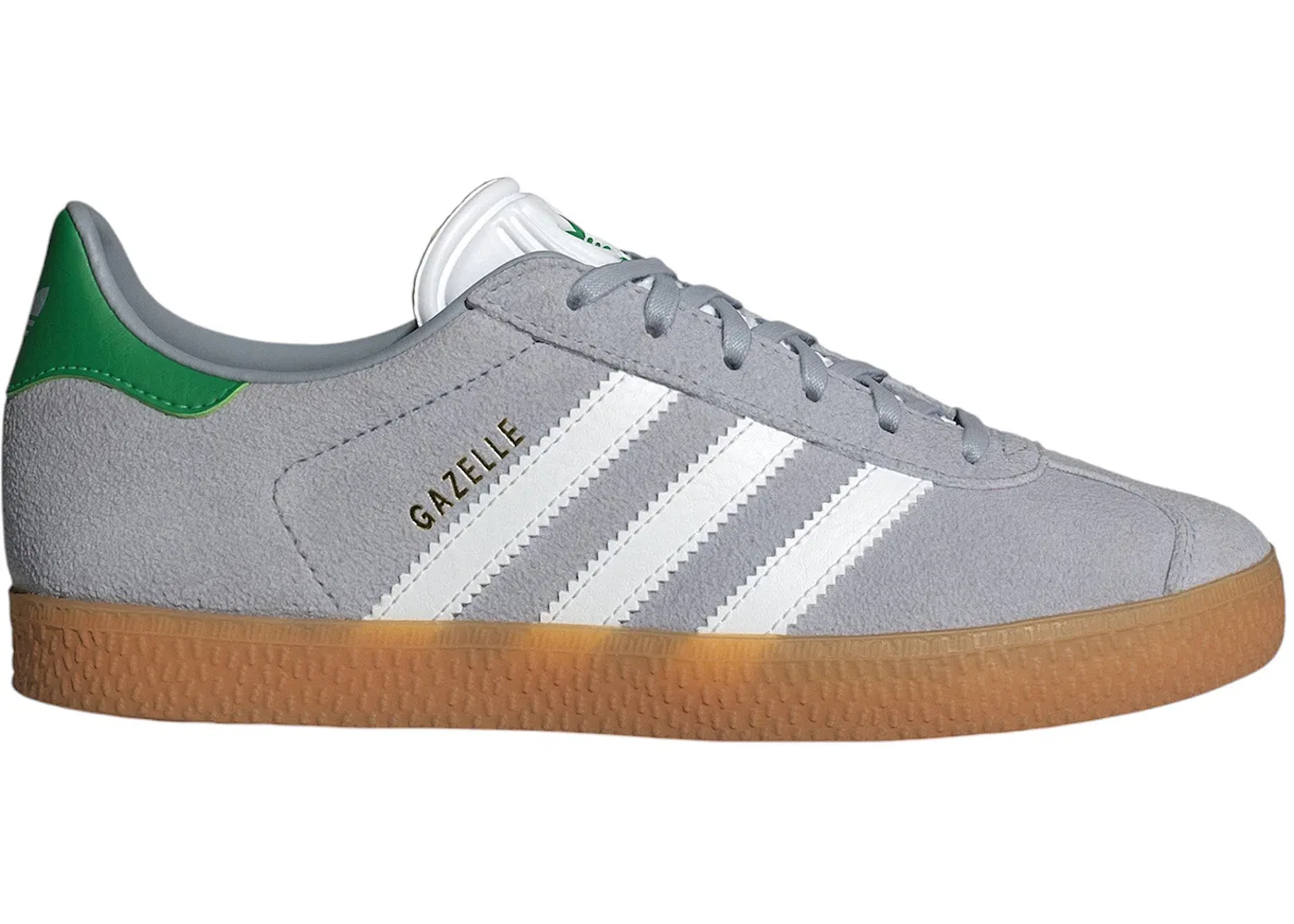 Детские кроссовки Lifestyle Adidas Gazelle, Halo Silver/Cloud White/Green