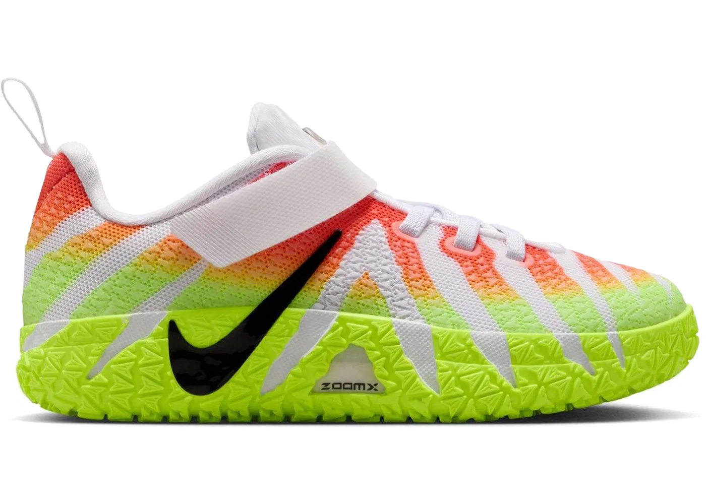 Детские кроссовки для мальчиков с праздничным дизайном Nike Ja 3 Christmas PS Nike, White Bright Crimson Volt Black