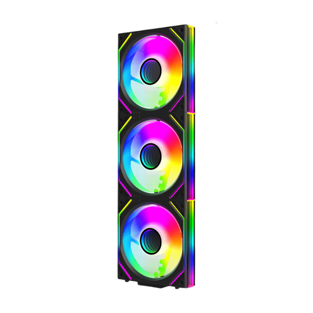 

Вентилятор для корпуса Jungle Leopard Star Block V2, 120 мм, 3 шт., реверсивный, черный