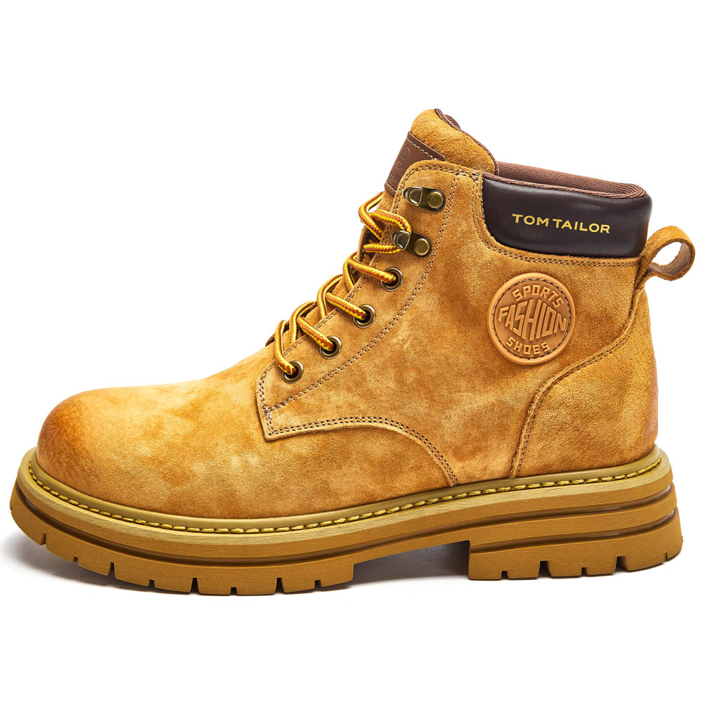 

TOM TAILOR Короткие мужские ботинки Martin, цвет Earth Yellow