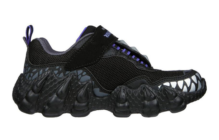 Кроссовки Skechers Kids Lifestyle Shoes GS Low-top Black/purple/silver — фото 2