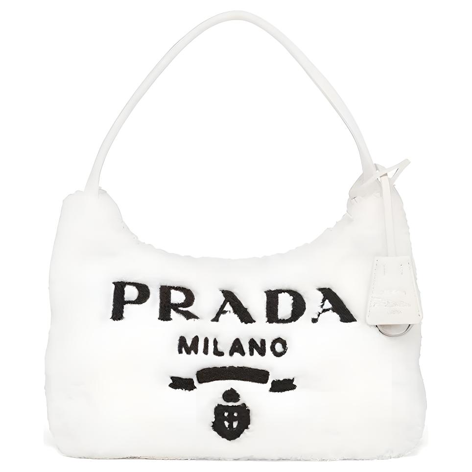 

PRADA Сумка через плечо Re Edition Fabric, женская белая сумка через плечо