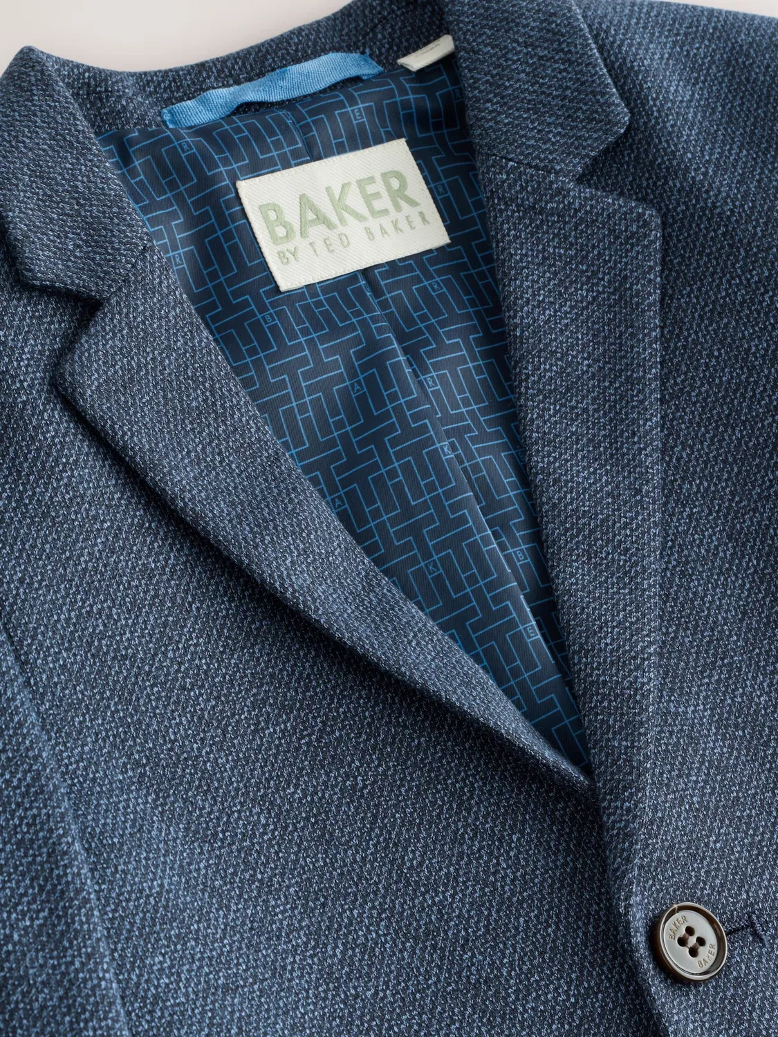 Пиджак Baker by Ted Baker стандартного кроя, синий — фото 4