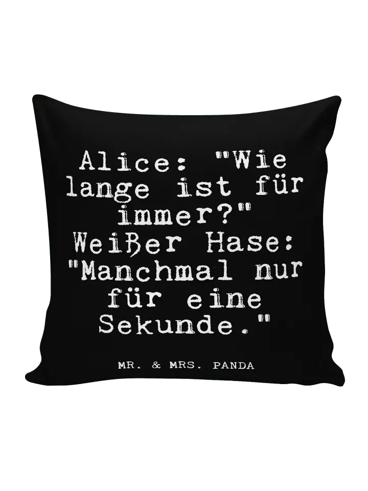 

Подушка Mr & Mrs Panda 40x40 Alice Wie lange ist, черный